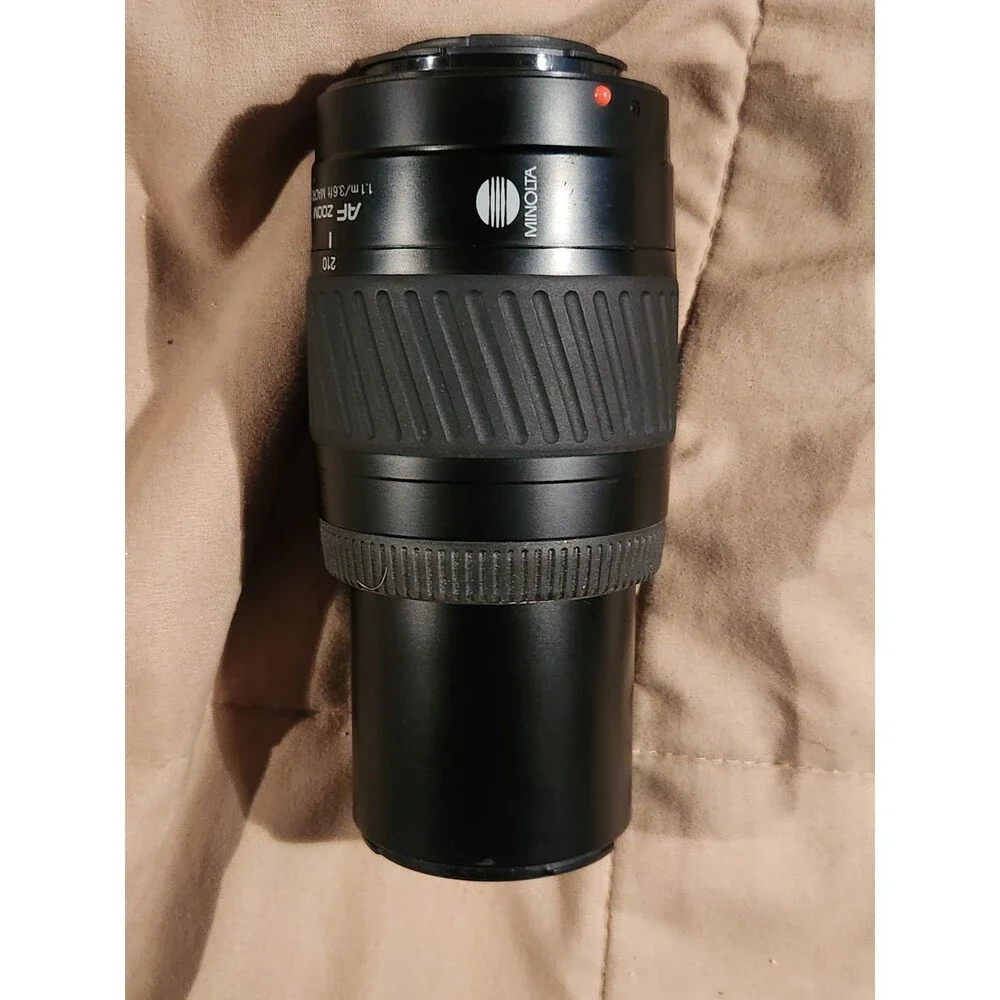 Minolta AF Zoom 70-210mm f/4.5-5.6 Macro Lens Sony A-Mount w/ Hood & Both Caps